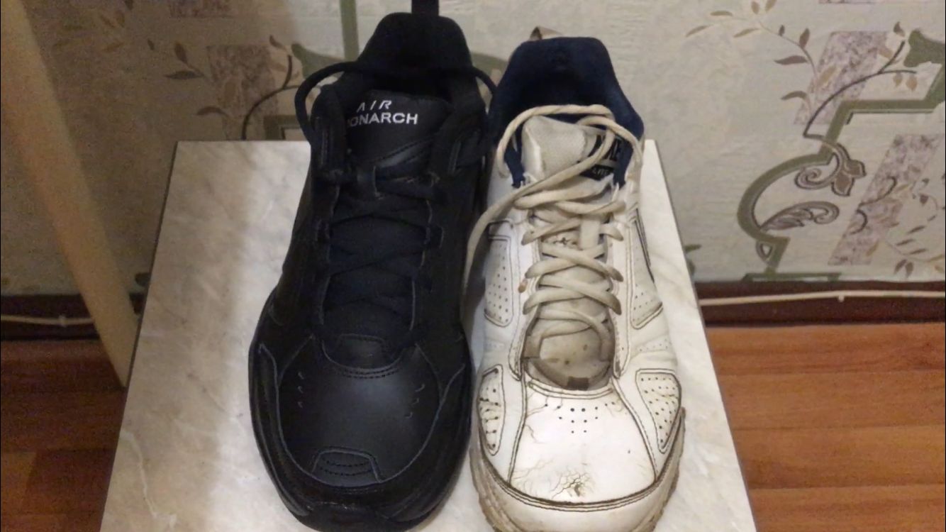 Кроссовки Nike Air Monarch. Сравнение с предыдущими кроссовками Найк. смотреть онлайн