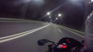Ночной прохват на мотоциклах