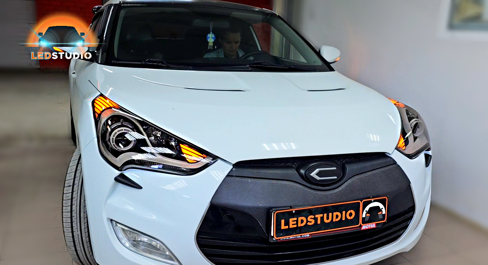 Hyundai Veloster модернизация фар