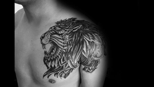 50 Lion Shoulder Tattoos For Men смотреть онлайн