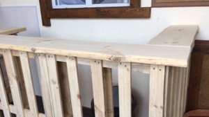 Барная стойка из ПОДДОНОВ СВОИМИ РУКАМИ с минимальным бюджетом