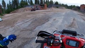 Дальняк до карьера/Лютый стант на Honda Trx 680