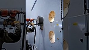 Алмазное сверление "сухим" способом. Диаметр сверления 400 мм.