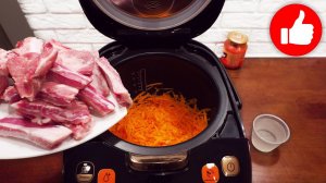 Готовлю только для близких! Раскрываю секрет! Это лучшая тушеная капуста с ребрышками в мультиварке!