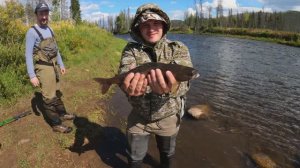 Рыбалка на хариуса и ленка в сентябре 2021#3. 4K.