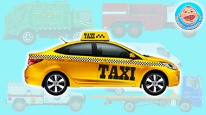 Виды автомобильного транспорта. Учим виды специальных машин. Мультфильм для малышей про машинки