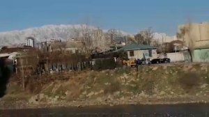 Река Душанбинка / Душанбе / Тёплый февраль