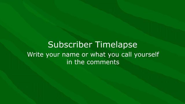 Subscriber Timelapse смотреть онлайн