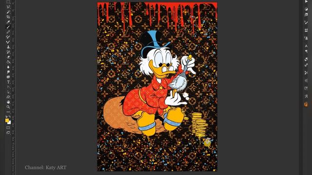 ДЕНЕЖНАЯ КАРТИНА Скрудж МакДак | Scrooge McDuck