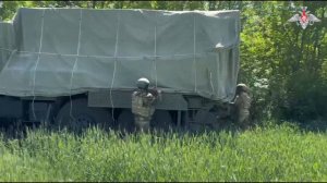 О боевой работе расчётов новых ТОС-2 из состава ГрВ "Восток" на Южно-Донецком направлении.