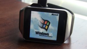 Windows 95 на умных часах Samsung Gear Live