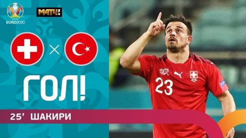 20.06.2021 Швейцария – Турция. Гол Шердана Шакири. ЕВРО-2020
