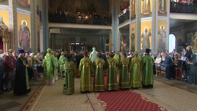 РПЦ. В день памяти преп Сергия и Германа Патриарх Кирилл совершил Литургию на Валааме (11.07.16) смотреть онлайн