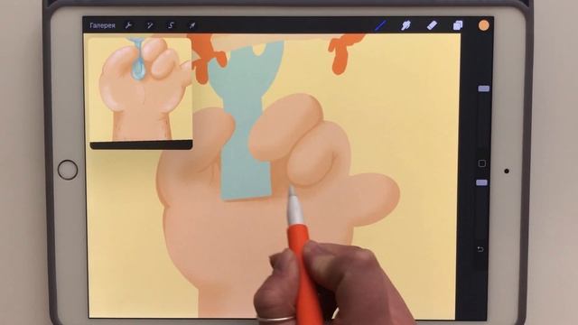 Рисую панкейки в Прокриейт. Завтрак в Procreate №6 (рисунок на iPad )