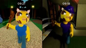 OLD GIRAFFY VS NEW GIRAFFY JUMPSCARE - Roblox Piggy New Update [COMPARISON]