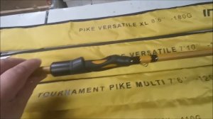 Распаковка! Сравниваем удилища для Биг Бейтов BFT Instinct Reloaded  и Pike Versatile