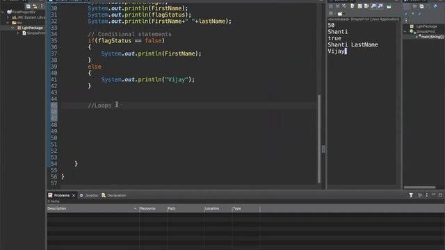 Java : If else/Data Types /Loops смотреть онлайн