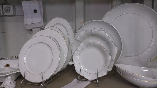 Столовые сервизы -Дубай.Напольные фазаны.Керамическая посудаа также бюджетная посуда- фарфор БИШКЕ