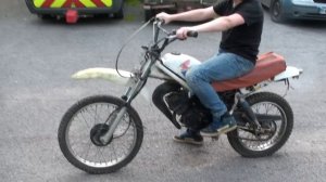 Blu on the  Honda MT50 Rat