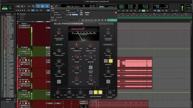 Softube Bus Processor : Компрессор и сатуратор в одном плагине