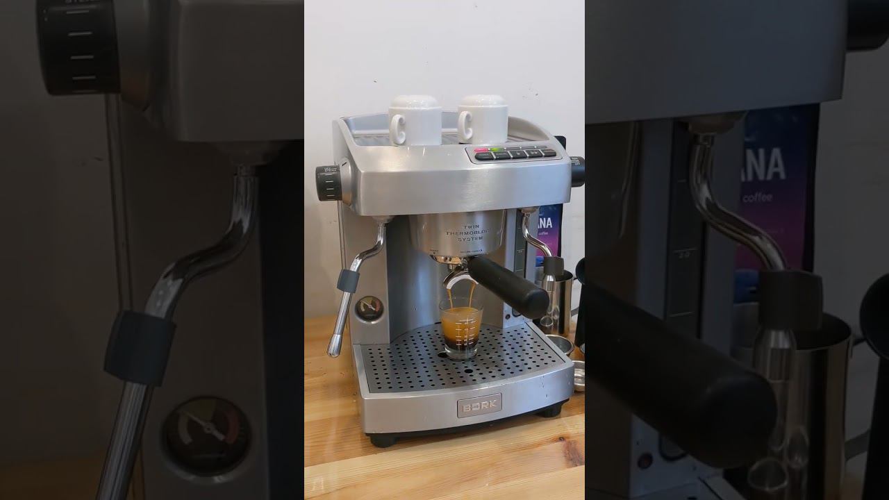 Кофеварка BORK CM EEN 9730 SI, домашний рожок проф уровня. Демонстрация работоспособности. смотреть онлайн