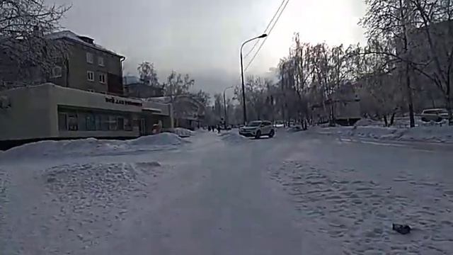 Братск, февраль. От Мира 60 до Кооператора. смотреть онлайн