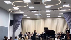 Дети играют с оркестром. Е. Дербенко. Галоп из сюиты для флейты и фортепиано