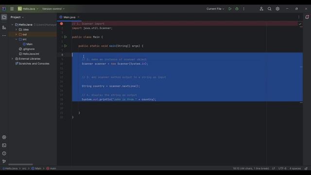 Learn Java Basics Easy Way 03  Scanner Object input and  output