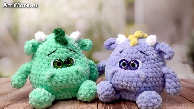 Амигуруми: схема Сувенирный дракончик | Игрушки вязаные крючком