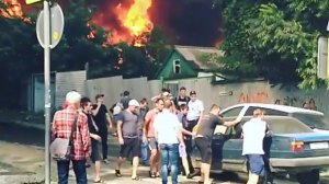 Пожар в Ростове