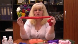 ?Сухое валяние. Подготовка шерсти.  Мастер класс. [Урок №3]