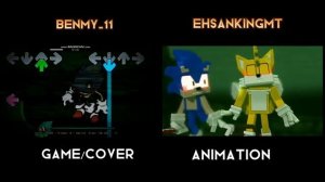 Sonic Saves Tails - Good Ending - FNF Minecraft Animation - Animated (FNF Sink But It's a Drowning)