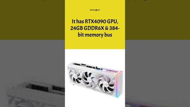 90YV0ID2-M0NA00 ASUS ROG-STRIX-RTX4090-O24G-WHITE Nvidia GeForce RTX 4090 24GB Video Graphics Card