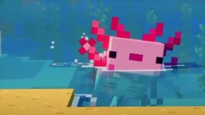 Как призвать синего аксолотля в Minecraft/JAVA-BEDROCK