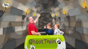 Steve and Maggie Halloween Go Away, Monster! | Haunted House and Piñata for Kids | Wow English TV