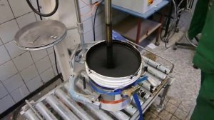 Перемешивание битума с каолином мешалкой VISCO JET.