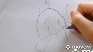 Как нарисовать карпа.