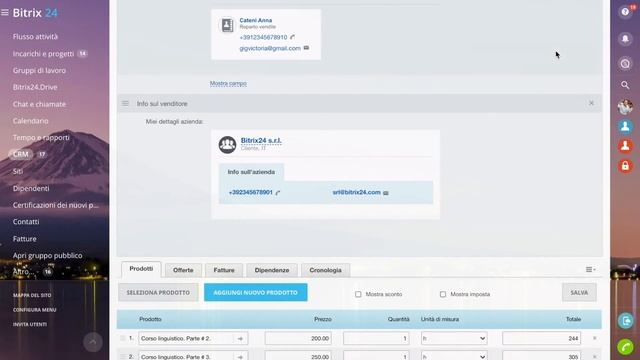 Bitrix24 | Preventivi e fatture смотреть онлайн