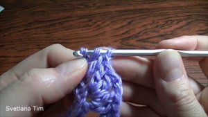 Вязание крючком. Очень простой АЖУРНЫЙ УЗОР Видео № 352