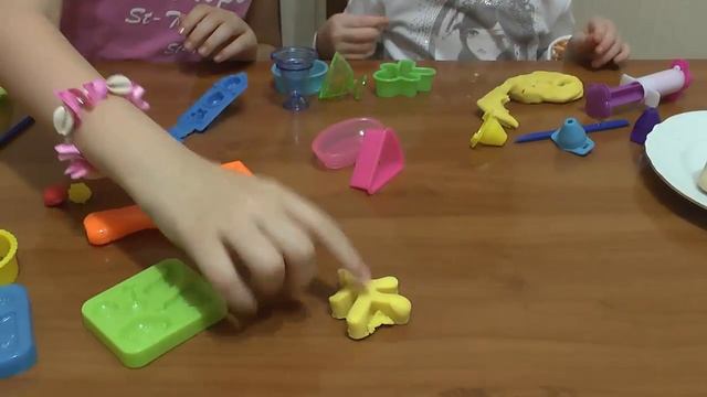 ✤Распаковка набора с формочками и с пластилином!(ч.1).Unpacking Set With Molds With Clay! (part1).