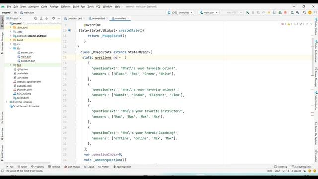 Flutter #14 Flutter Crash Course for Beginners 2022 Build a Flutter App with Google's Flutter & Dar