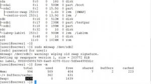 How to Create and Activate Swap Space in a Disk Partition