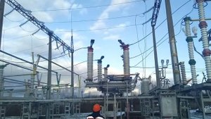 Включение трансформатора 110кВ