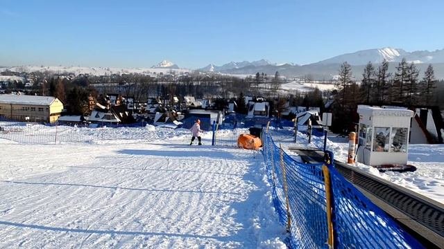 Закопане. Польша. Катаемся на лыжах.