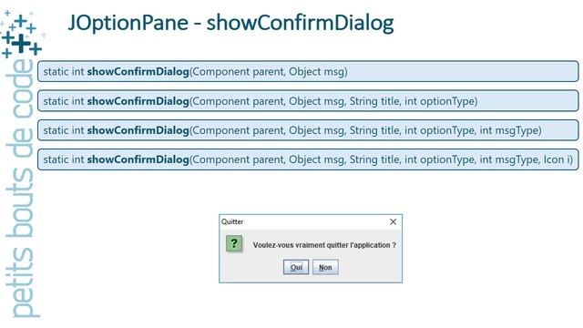Java / Swing - JDialog & JOptionPane смотреть онлайн