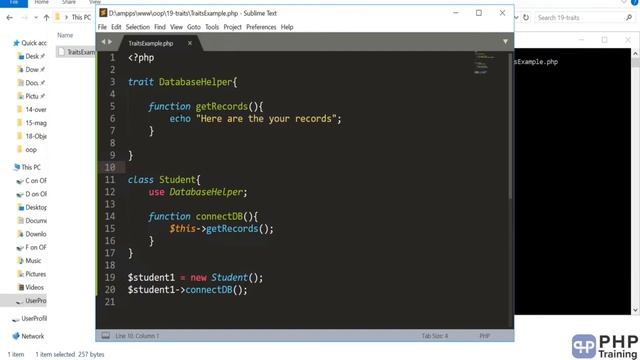Full stack web developer course | lesson - 21 | (Part-19) | Complete PHP OOP