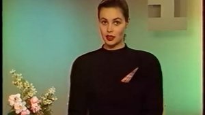Богатые тоже плачут. Анонс диктора Екатерины Андреевой (1 канал Останкино, 1992)