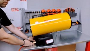 Газовая тепловая пушка RedVerg RD-GH30R: первый запуск от баллона с пропаном
