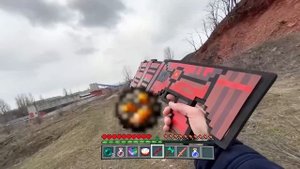 Minecraft in Real Life POV VILLAGER HOUSE IN CAVE Realistic Minecraft Animation 創世神第一人稱真人版版