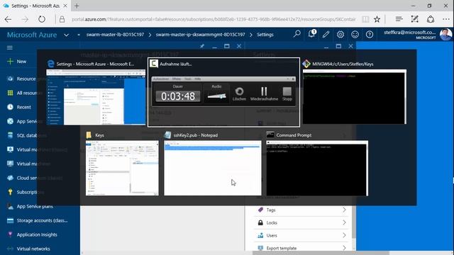 Azure Container Services - Docker Swarm Cluster auf Azure смотреть онлайн